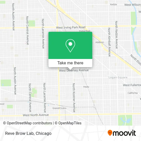Reve Brow Lab map