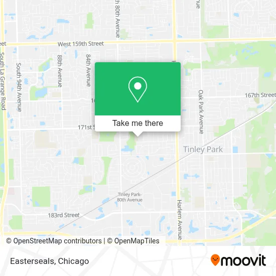 Easterseals map