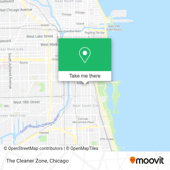 The Cleaner Zone map