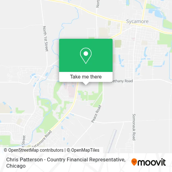 Chris Patterson - Country Financial Representative map