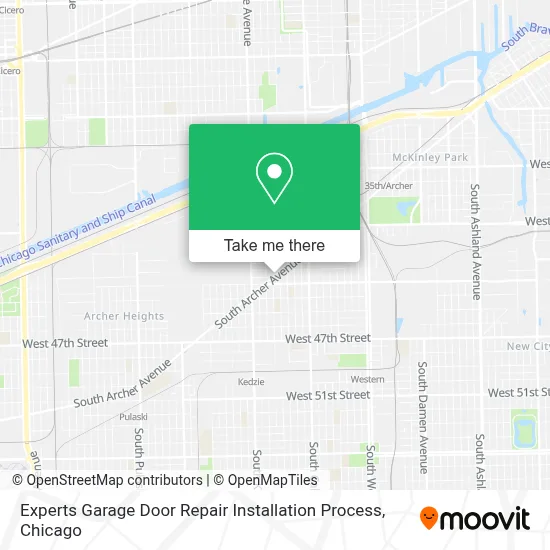 Experts Garage Door Repair Installation Process map