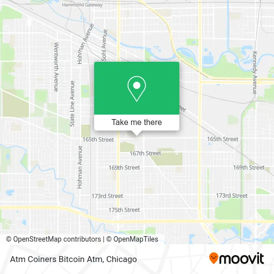 Atm Coiners Bitcoin Atm map