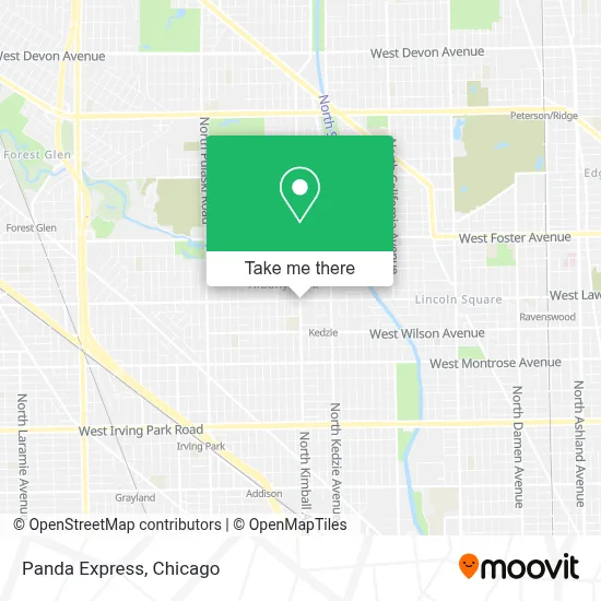 Panda Express map