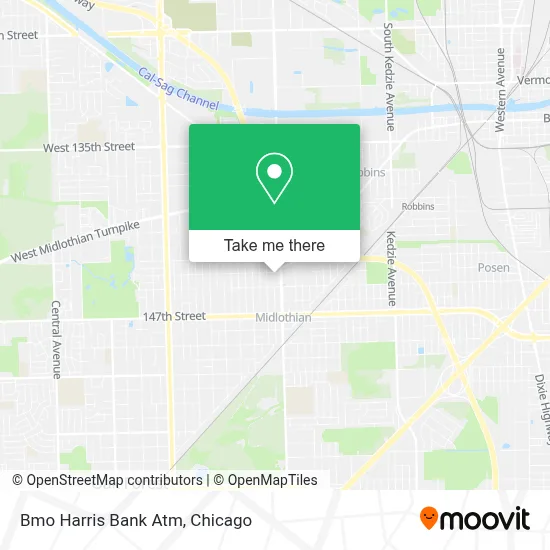 Bmo Harris Bank Atm map