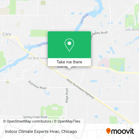 Indoor Climate Experts Hvac map