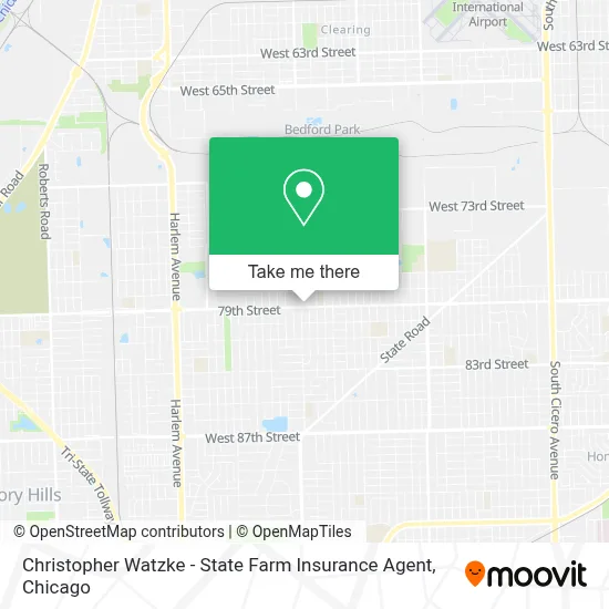 Christopher Watzke - State Farm Insurance Agent map