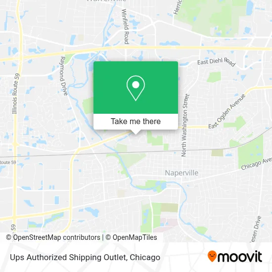 Ups Authorized Shipping Outlet map
