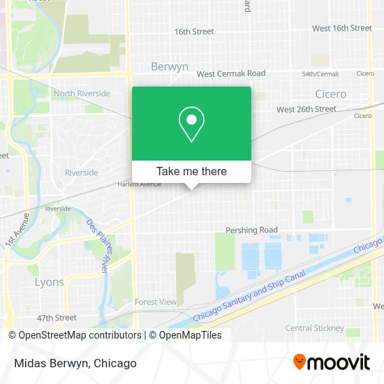 Midas Berwyn map