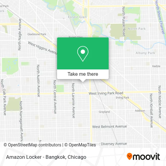 Amazon Locker - Bangkok map