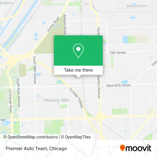 Premier Auto Team map