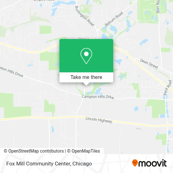 Fox Mill Community Center map