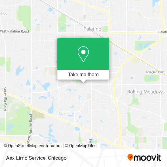 Aex Limo Service map