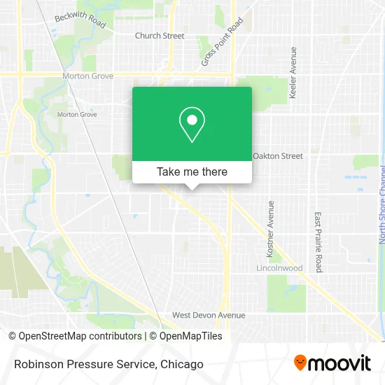 Robinson Pressure Service map