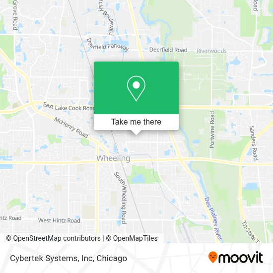 Cybertek Systems, Inc map
