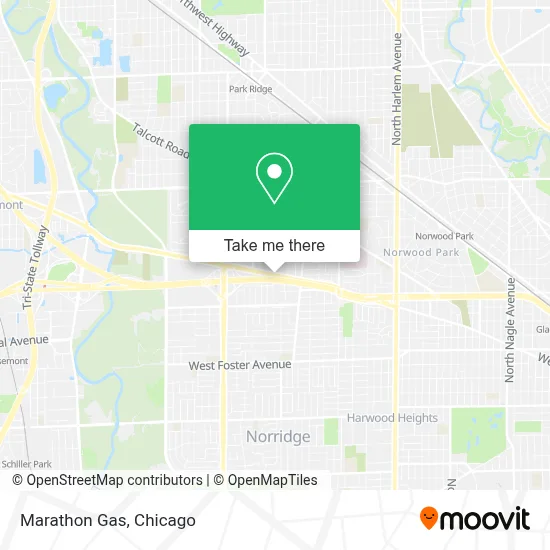 Marathon Gas map