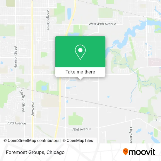 Foremost Groups map