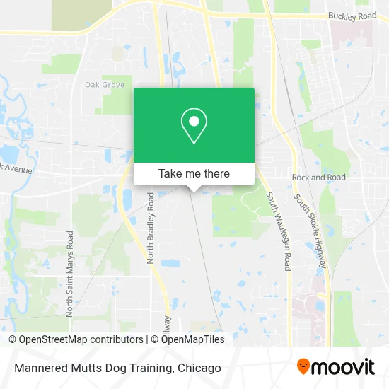 Mannered Mutts Dog Training map
