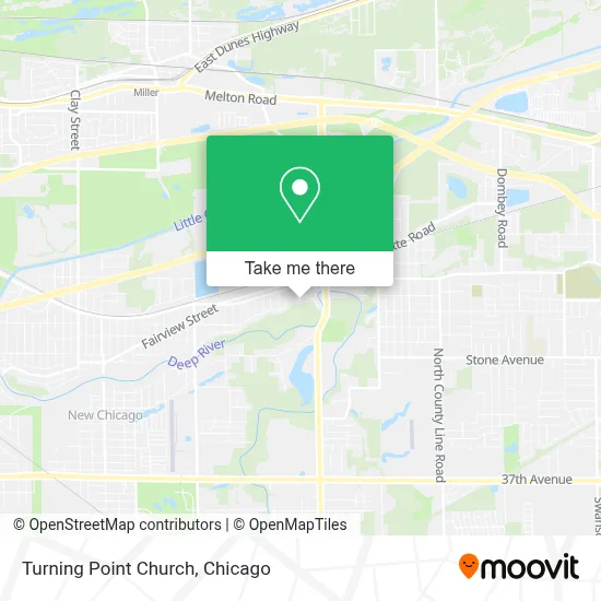 Turning Point Church map