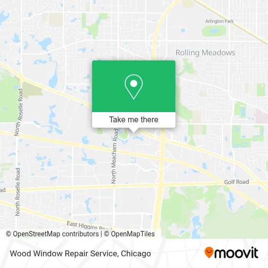 Wood Window Repair Service map