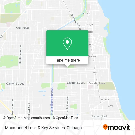 Macmanuel Lock & Key Services map