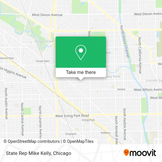 State Rep Mike Kelly map