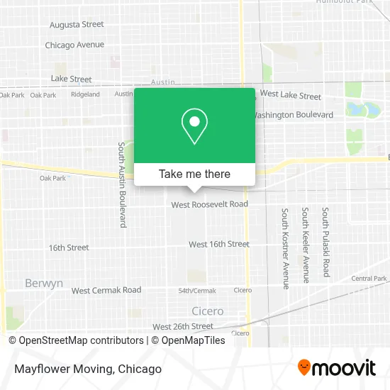 Mayflower Moving map