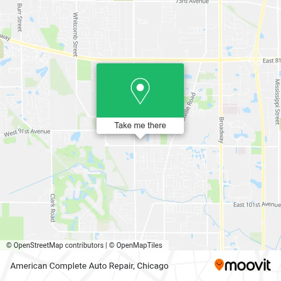 American Complete Auto Repair map