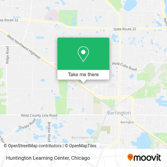 Huntington Learning Center map