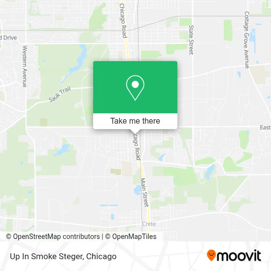 Up In Smoke Steger map