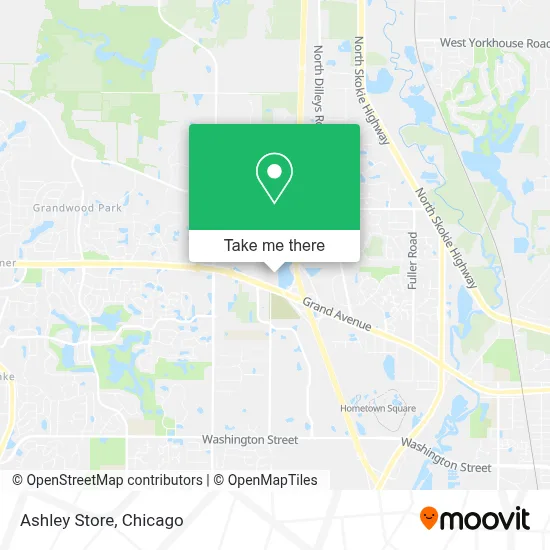 Ashley Store map