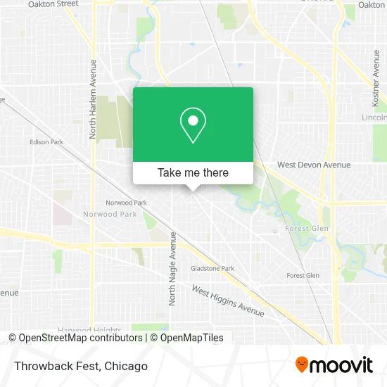 Throwback Fest map
