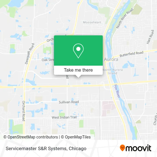Servicemaster S&R Systems map