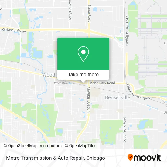 Metro Transmission & Auto Repair map