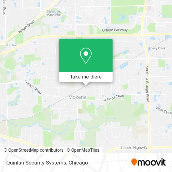Quinlan Security Systems map