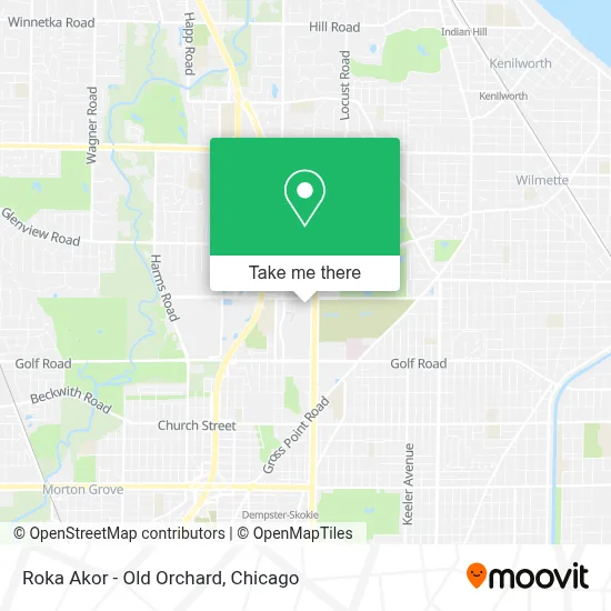 Roka Akor - Old Orchard map