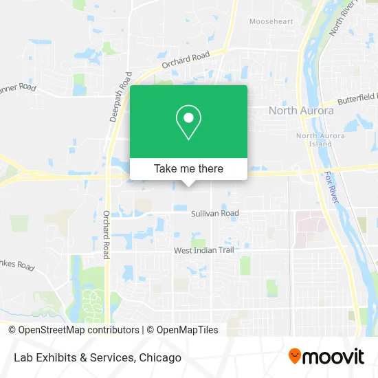 Lab Exhibits & Services map