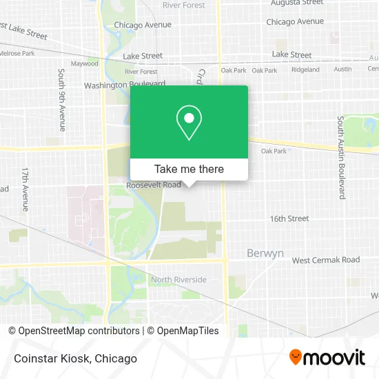 Coinstar Kiosk map