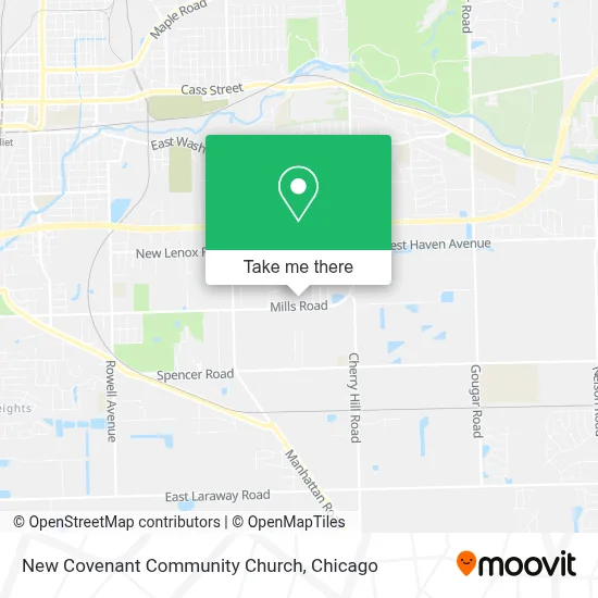New Covenant Community Church map
