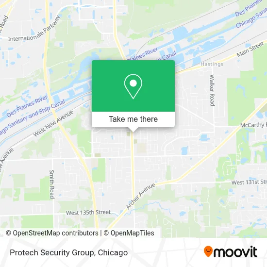 Protech Security Group map