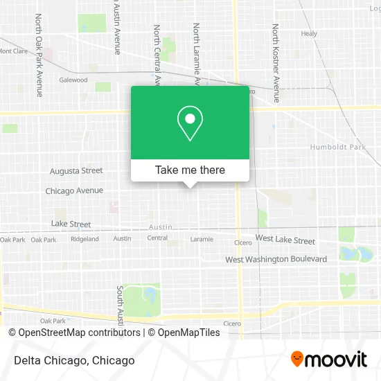 Delta Chicago map