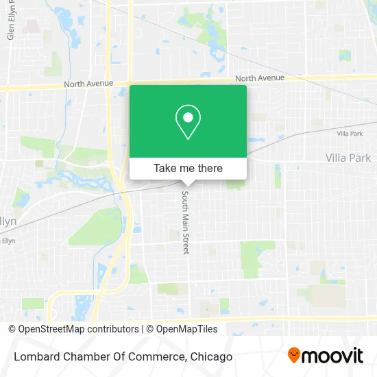 Lombard Chamber Of Commerce map
