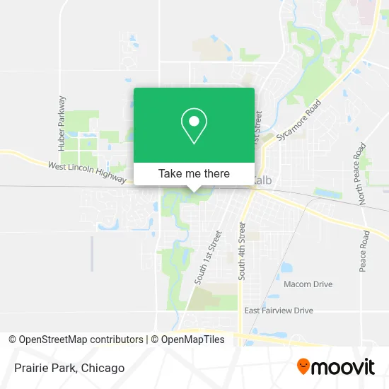 Prairie Park map