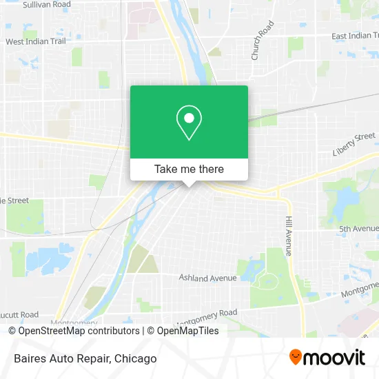 Baires Auto Repair map