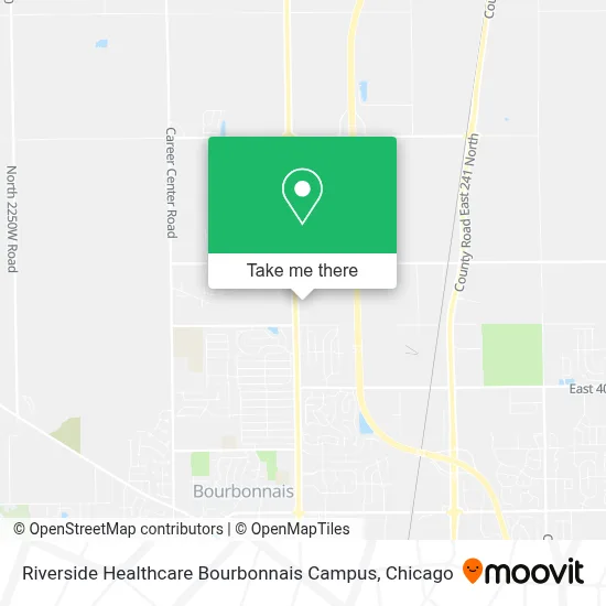 Riverside Healthcare Bourbonnais Campus map