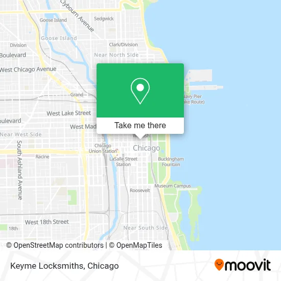 Keyme Locksmiths map