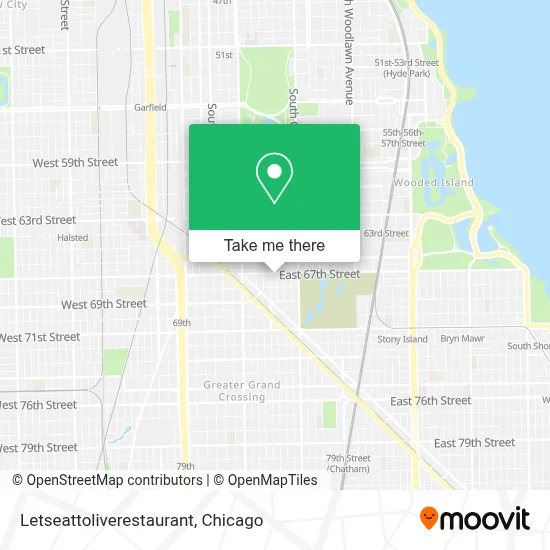 Letseattoliverestaurant map