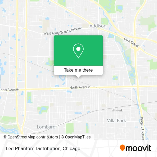 Led Phantom Distribution map