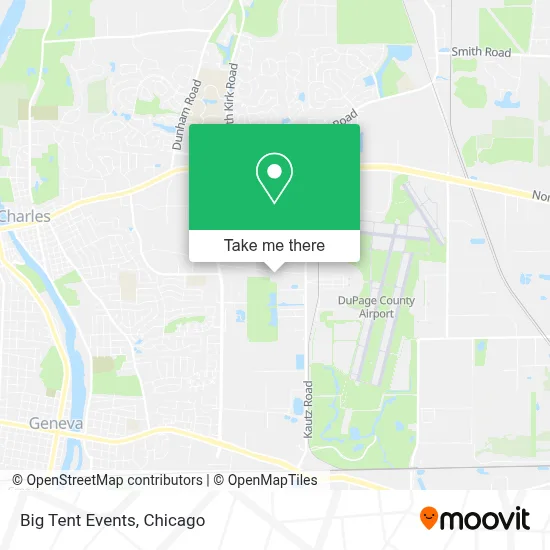 Big Tent Events map