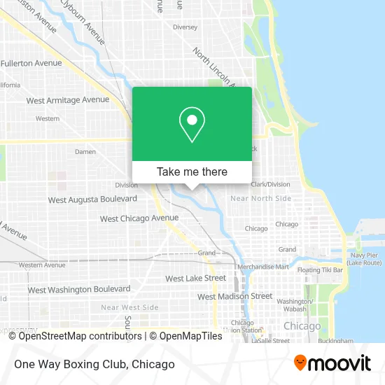 One Way Boxing Club map