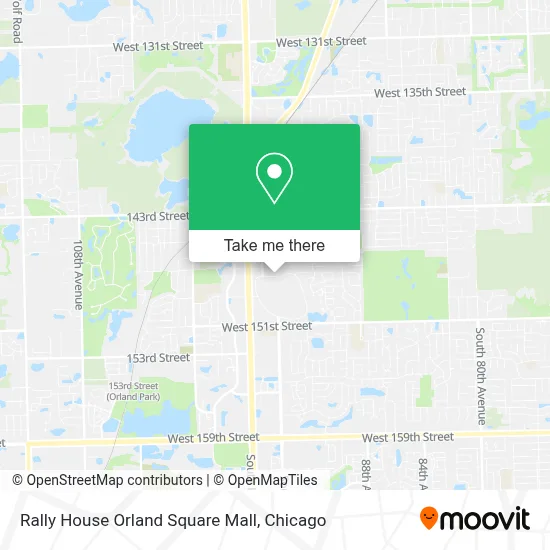 Rally House Orland Square Mall map